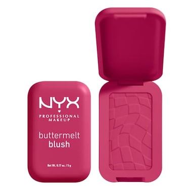 NYX PROFESSIONAL MAKEUP Buttermelt Powder Blush Fade and TransferResistant Blush Up to 12HR Make Up Wear Vegan Formula Butta Than Before