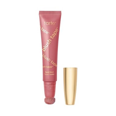 tarte blush tape liquid blush Buildable Cream Cheek Makeup Lightweight Formula Blurs appearance for Radiant Glow Vegan CrueltyFree full size rose
