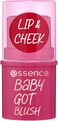 essence Baby Got Blush Stick Easy to Apply Blend Pigmented Cream Blush Stick Vegan Cruelty Free Free From Gluten Parabens Preservatives Microplastic Particles