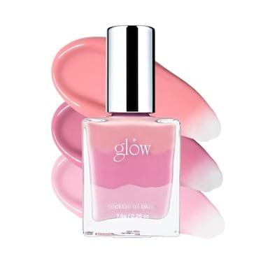 glow liquid blush purpleflame lightweight dewy radiant finish buildable longlasting colour 3layer oil blush healthy glow for cheeks 27 oz