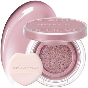 JUNG SAEM MOOL Artist Cushion Blush Easy to Blend with Puff Buildable Liquid Blush for Cheeks with a Natural Dewy Finish Korean Makeup Dewy Odd Mauve