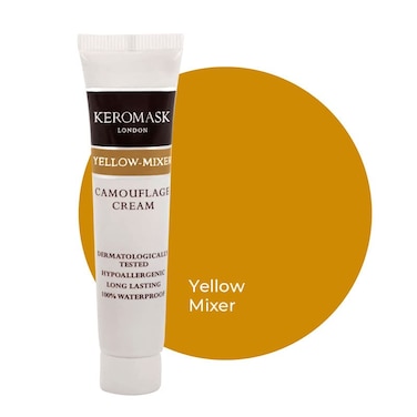 Keromask Full Coverage Concealer Yellow Mixer Camouflage Makeup Waterproof Concealer Hypoallergenic Vitiligo Tattoo Rosacea Tattoo Cover 24 Shades