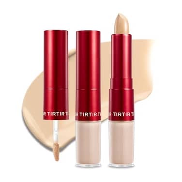 TIRTIR GlideHide Blurring Concealer Creamy texture Conceals dark circles and wrinkles Dual formula liquid tip balm stick Longlasting wear Korean Makeup Korean Makeup 35W 028 Oz
