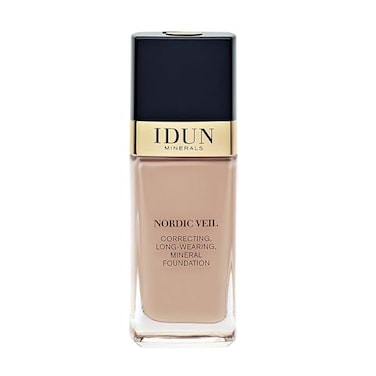 IDUN Minerals Liquid Nordic Veil Foundation Full and Poreless Coverage Long Lasting Soft Matte Finish Purified and Safe for Sensitive Skin 312 Ingrid Medium Cold 088 oz