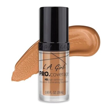 L.A. Girl LA Girl Pro Coverage Liquid Foundation Soft Honey 095 Fl Oz