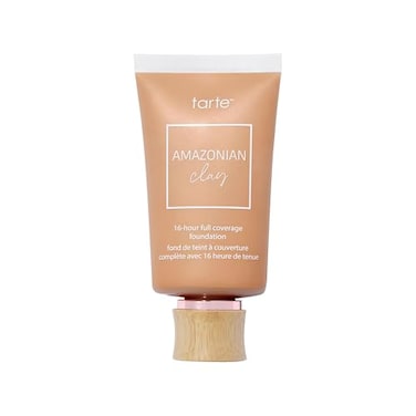 tarte Amazonian clay 16hour Full Size coverage foundation Matte Finish Foundation Vitamin E for Hydration Smooth Looking Skin Vegan CrueltyFree full size medium honey