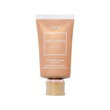 tarte Amazonian clay 16hour Full Size coverage foundation Matte Finish Foundation Vitamin E for Hydration Smooth Looking Skin Vegan CrueltyFree full size lightmedium honey