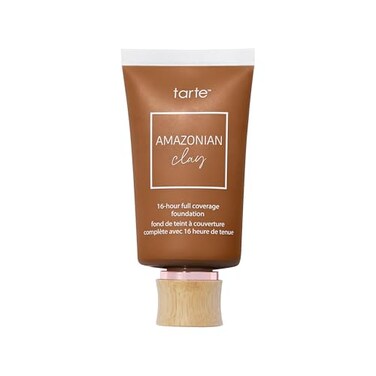 tarte Amazonian clay 16hour Full Size coverage foundation Matte Finish Foundation Vitamin E for Hydration Smooth Looking Skin Vegan CrueltyFree full size deep neutral
