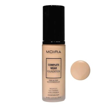 Moira Complete Wear Foundation 250 Natural Buff