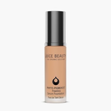 Juice Beauty PhytoPigments Flawless Serum Foundation NonComedogenic LongWear Buildable MediumtoFull Coverage Vegan Clean Hydrating Liquid Makeup for All Skin Types 30 mL 14 Sand