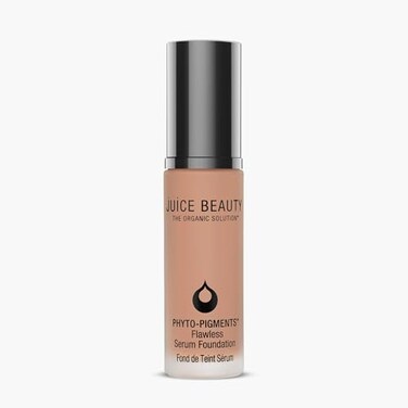 Juice Beauty PhytoPigments Flawless Serum Foundation NonComedogenic LongWear Buildable MediumtoFull Coverage Vegan Clean Hydrating Liquid Makeup for All Skin Types 30 mL 16 Natural Tan