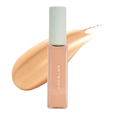 ENTROPY MAKE UP ENTROPY MAKEUP Organza Fit Spatula Foundation Sheer to Medium Coverage BuiltIn Spatula Applicator Natural Finish Flawless Skin LongLasting Ultra Lightweight Korean Makeup 253