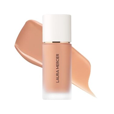 Laura Mercier Real Flawless Weightless Perfecting Waterproof Liquid Foundation MediumBuildable Coverage 12 HR FadeProof Wear Natural Finish Hydrating Long Lasting NonComedogenic Camel