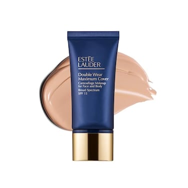 Est&Atilde;&copy;e Lauder Este Lauder Double Wear 24Hour Maximum Cover Camouflage Foundation for Face and Body SPF 15 Full Coverage Tattoo Cover Up Makeup Waterproof 10 Fl Oz 1C1 Cool Bone