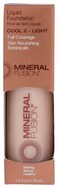 Mineral Fusion Full Coverage Foundation Liquid Foundation Cool 2 Light Complexion wCool Undertones Lightweight Matte Finish Up to 12 Hr Hydration Hypoallergenic Vegan 1 fl Oz
