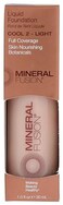 Mineral Fusion Full Coverage Foundation Liquid Foundation Cool 2 Light Complexion wCool Undertones Lightweight Matte Finish Up to 12 Hr Hydration Hypoallergenic Vegan 1 fl Oz