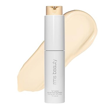RMS Beauty ReEvolve Natural Finish Liquid Foundation Lightweight Hydrating Buildable Coverage for Medium Skin Tone Evenness Nourishing LongLasting 1 fl oz