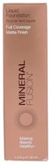 Mineral Fusion Full Coverage Foundation Liquid Foundation Neutral 1 Fair Complexion wNeutral Undertones Lightweight Matte Finish Up to 12 Hr Hydration Hypoallergenic Vegan 1 fl oz