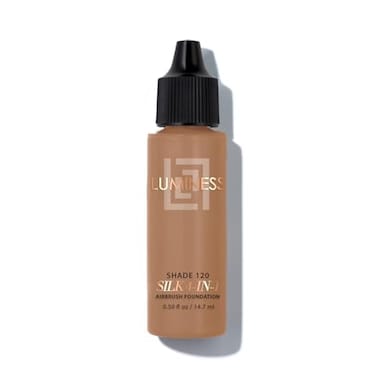 Luminess Air Silk 4In1 Airbrush Foundation Foundation Shade 120 Sheer to Medium Coverage AntiAging Formula Hydrates and Moisturizes 05 Fl Oz Pack of 1