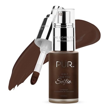 P&Atilde;&oelig;R MINERALS PR MINERALS 4in1 Love Your Selfie Longwear Foundation Concealer Full Coverage Liquid Foundation Hydrating Formula Cruelty Free