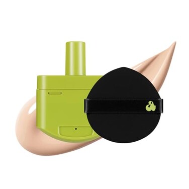 UNLEASHIA Foundation Makeup HealthyGreen Cushion Refill 15g Lightweight Buildable Coverage Vegan Makeup Natural Satin Finish18C