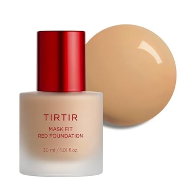 TIRTIR Mask Fit Red FoundationLong Lasting Flawless Coverage Energy Essence Lightweight Hydrating PoreBlurring Breathable Satin Finish Makeup Radiant Skin 30N Rich Honey 101 Fl Oz