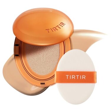 TIRTIR Mask Fit Ai Filter Cushion Foundation AILike SemiMatte Finish Up to 72Hour Medium to Full Coverage Korean BB Cushion Make up Beauty 24N Latte 063 Fl Oz