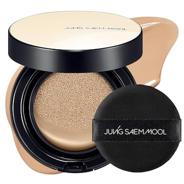 JUNG SAEM MOOL Essential Skin Nuder Cushion Natural Finish Buildable Coverage Cushion Foundation by Korean Makeup Artist Refill Not Included 049 Fl Oz 23N Honey