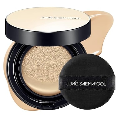 JUNG SAEM MOOL Essential Skin Nuder Cushion Natural Finish Buildable Coverage Cushion Foundation by Korean Makeup Artist Refill Not Included 049 Fl Oz 21W Medium