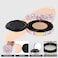KEYPOWER Makeup Powder Compact Empty Container with Bling Diamond Design Pink for Home TravelOnthego Professional Use