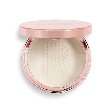 Revolution Beauty London Makeup Revolution Conceal Fix Setting Powder Waterproof Translucent Powder Holds Makeup In Place All Day Vegan CrueltyFree 045oz13g