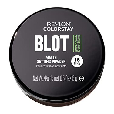 Revlon ColorStay Blot Face Makeup Setting Powder Mattifying Blurring Oil Absorbing Absorbs Sebum Blurs Imperfections and Reduces Pore Appearance 05 Oz