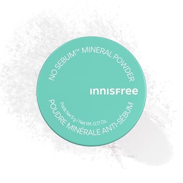 innisfree No Sebum Matte Mineral Powder Korean Loose Setting Powder for Blurring Shine Control FragranceFree Translucent