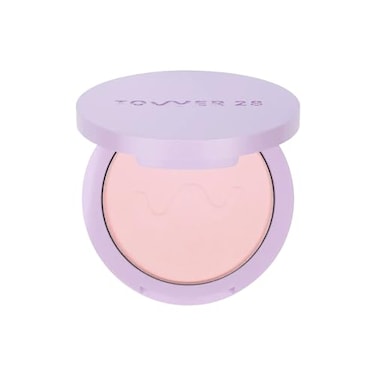 Tower 28 GetSet Pressed Setting Powder TalcFree Face Powder for Sensitive Skin with Kaolin Clay Squalane Brightens Sets Face Makeup TransferSweatProof Pink Palisades 035 oz