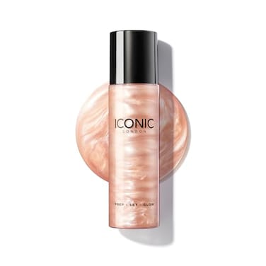 ICONIC LONDON PrepSetGlow Hydrating Setting Glowing Spray 3in1 Formula for a Dewy Radiant Finish CrueltyFree Vegan Makeup 422 Fl oz