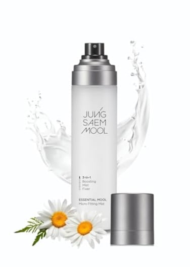 JUNG SAEM MOOL Essential Mool Micro Fitting Mist MicroFine Setting Spray for Makeup Hydrating Primer for Face with Thermal Spring Water LongLasting Fix Dewy Finish Korean Makeup 406 Fl Oz
