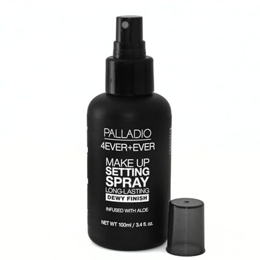 Palladio 4 Ever and Ever Make Up Setting Spray Longlasting Instantly Sets and Secures Makeup for All Day Wear Dewy Finish 100 ml