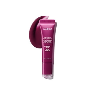 LANEIGE Glaze Craze Tinted Hydrating Lip Serum for Glossy Nourished Lips with Plumping Polypeptides Blueberry Jelly
