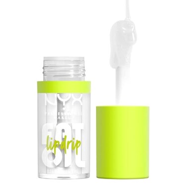 NYX PROFESSIONAL MAKEUP Fat Oil Lip Drip Moisturizing Lip Oil Gloss Vegan Tinted Formula Up to 12 HR Hydration My Main Clear