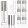 COSIDEA 14pcs Empty 6ml Big Brush Chunky Lip Gloss Tubes for DIY Lip Gloss Silver Lipgloss Containers