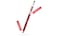 PUPA Milano True Lips Blendable Lip Liner DualEnded Matte Lining Color and Brush Light and Creamy Hydrating High Pigment Smudge Proof Formula Paraben Free 029 Fire Red 0042 oz