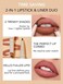 SHEGLAM 2 In 1 Matte Lip Liner and Long Lasting Lipstick Set Makeup Soft Chai