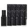 Dioche 10 Pack Empty Lipstick Tubes 121mm Refillable Lipstick Container DIY Lip Balm Tube Black Hollow Lipstick Case for Handmade Cosmetic 01