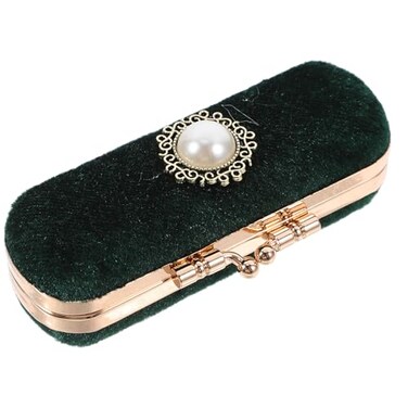 Cabilock Retro Lipstick Box with Mirror Compact Lip Balm Organizer Durable Cosmetic Storage Case Fits One Lipstick for Travel and Daily Use 393X137X098 Inches