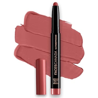 FACESCANADA Ultime Pro HD Intense Matte Lipstick Primer Tea Rose Nude 9 Hour Long Lasting Lip Color Lightweight Smudge Proof Matte Finish 005 Oz14g
