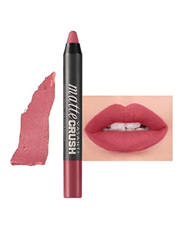 VASANTI Matte Crush Lipstick Pencil Blushing LongLasting WaterResistant Lip Liner Pencil that Wont Smudge Highly Pigmented Soft Matte Lip Pencil
