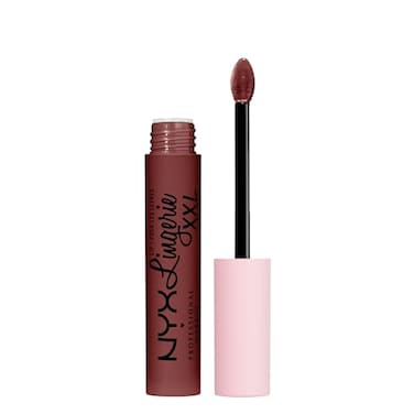 NYX PROFESSIONAL MAKEUP Lip Lingerie XXL Matte Liquid Lipstick Deep Mesh Deep Chocolate Brown