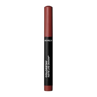 REVLON ColorStay Matte Lite Crayon Lipstick with Builtin Sharpener Smudgeproof WaterResistant NonDrying Lipcolor 003 Souffl All Day 0049 oz