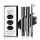 QIUFSSE 3 in 1 Black Lip Liner Pencil and Lipstick lipgloss Set Matte Black Lipstick Lip Gloss Kit Longlasting Nonstick Cup Smudge Proof Lip Kits with Lip LinerVelvet Goth Makeup 12Black Magic
