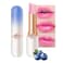 BINGBRUSH Peach Color Changing LipstickMoisturizer Long Lasting Lip Care Lip Balm Magic Lip Gloss Lip Tint Stain Gloss Set for Women 1pc Blueberry